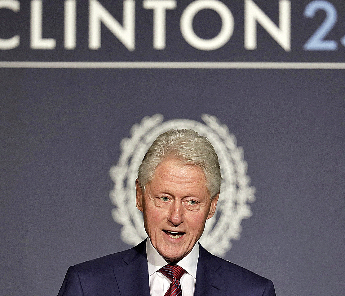 El expresidente de Estados Unidos, Bill Clinton, sali