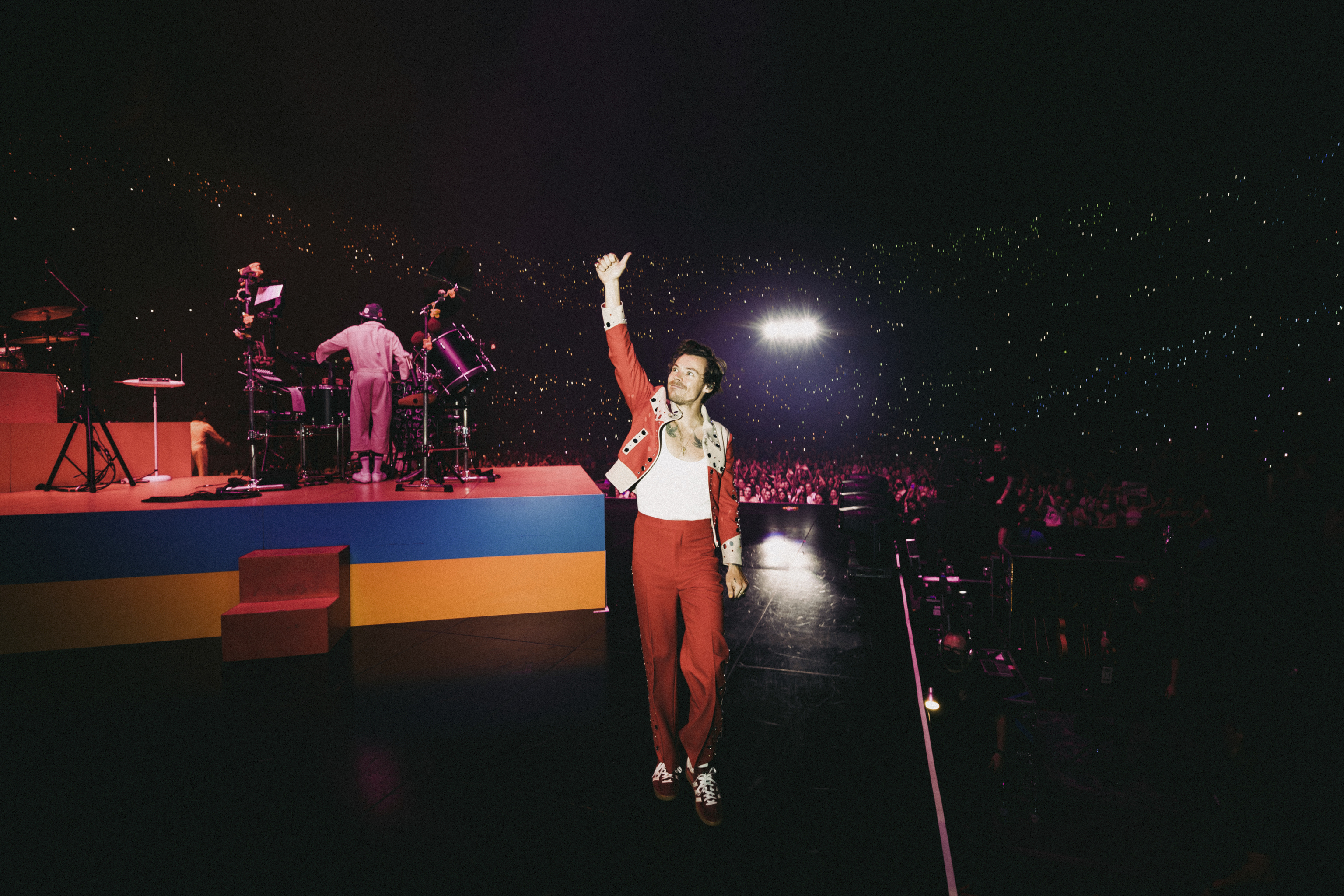 Harry Styles en un concierto en Colonia, Alemania