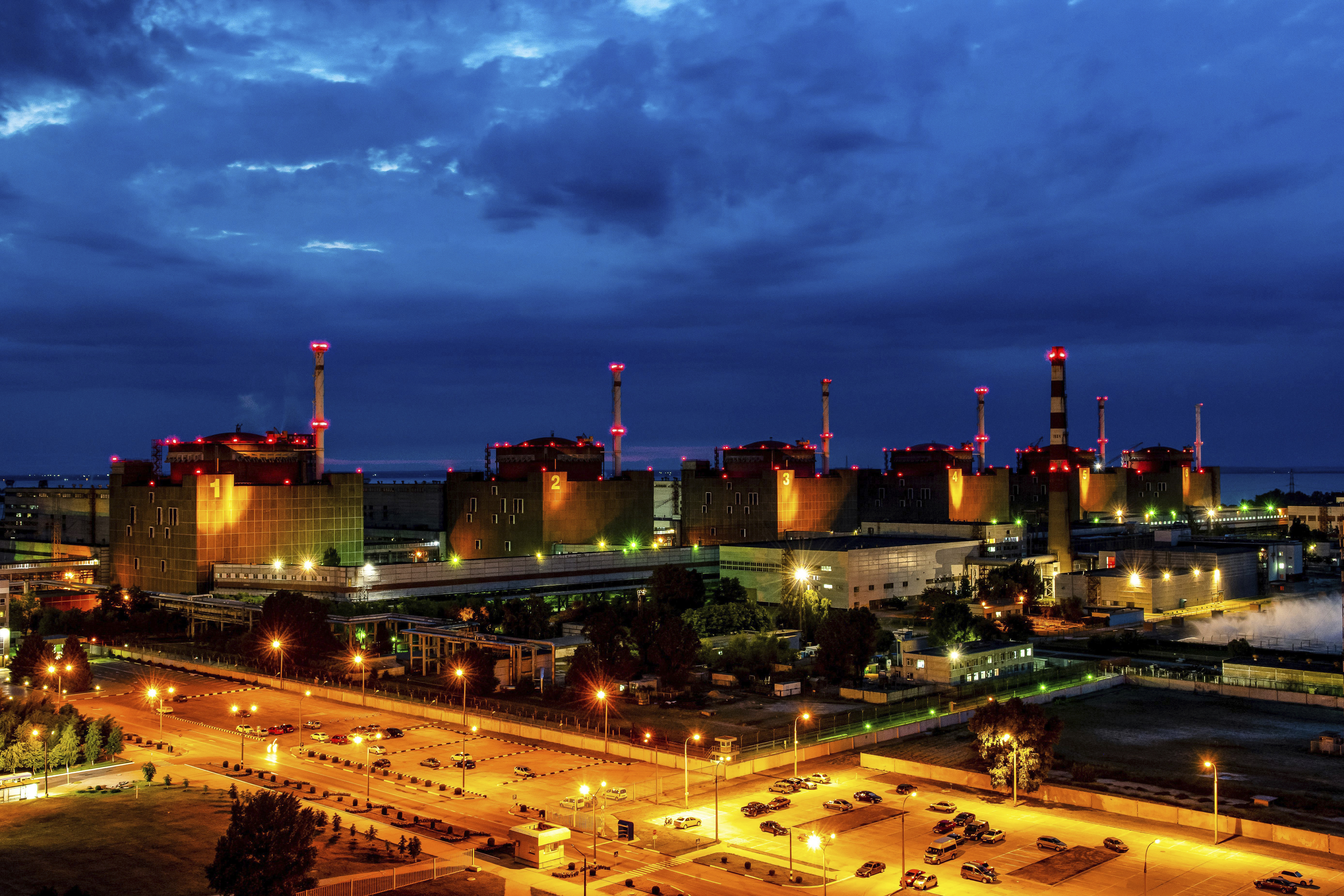 Central nuclear de Zaporiyia (Ucrania).