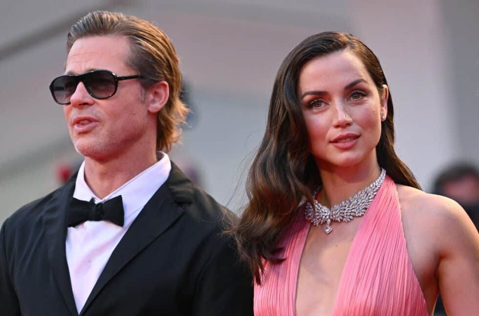 Brad Pitt y Ana de Armas en la premiere de 'Blonde' en la 79 edición del Festival de Venecia