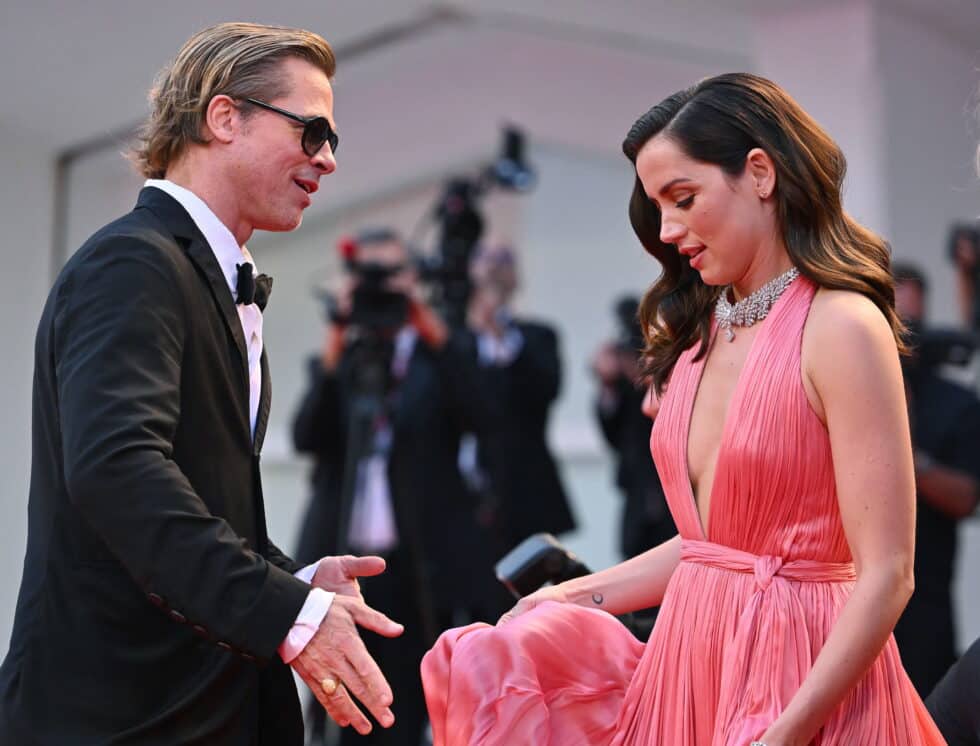 Brad Pitt y Ana de Armas en la premiere de 'Blonde' en la 79 edición del Festival de Venecia