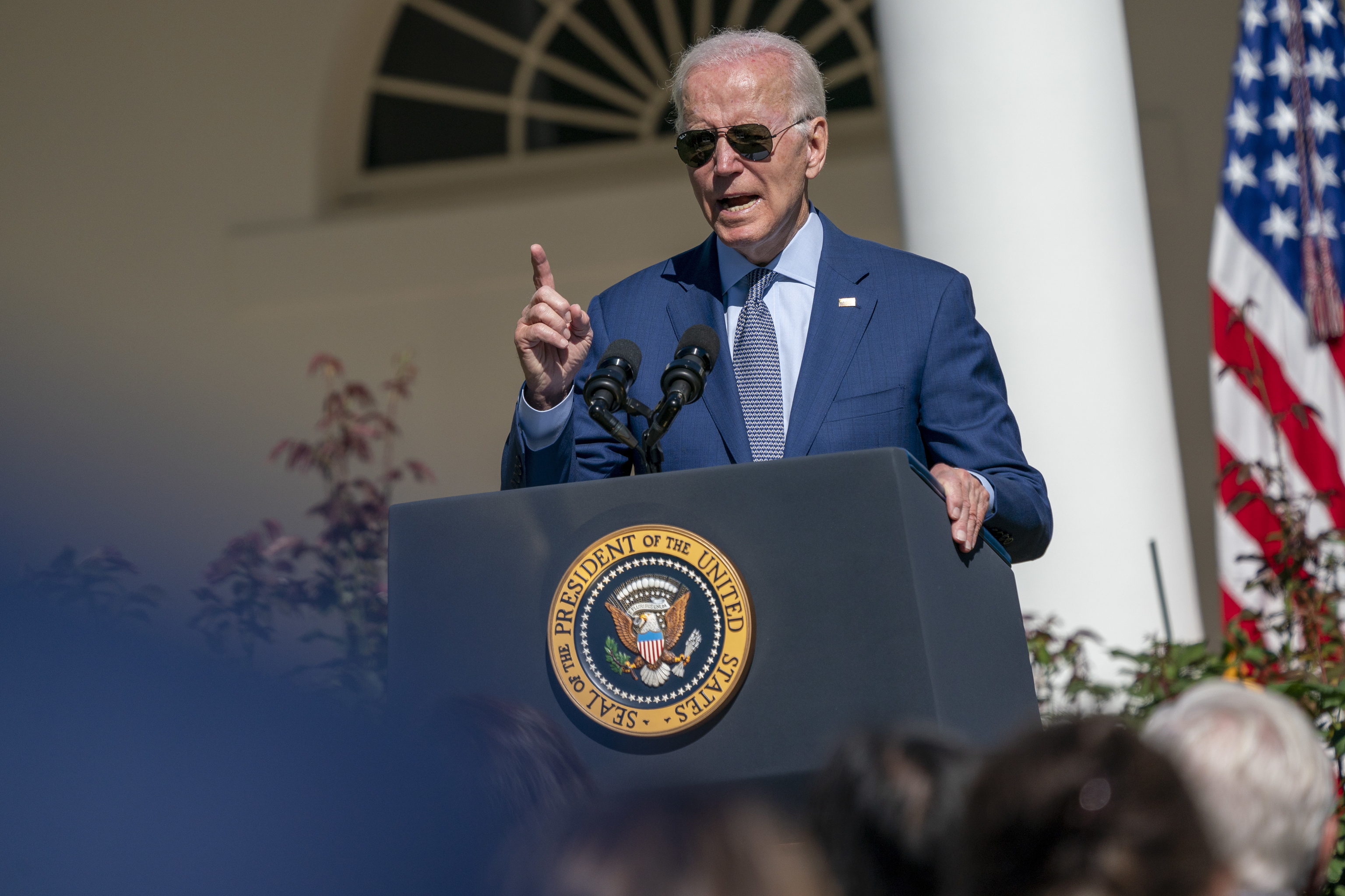 Joe Biden durante un reciente acto.