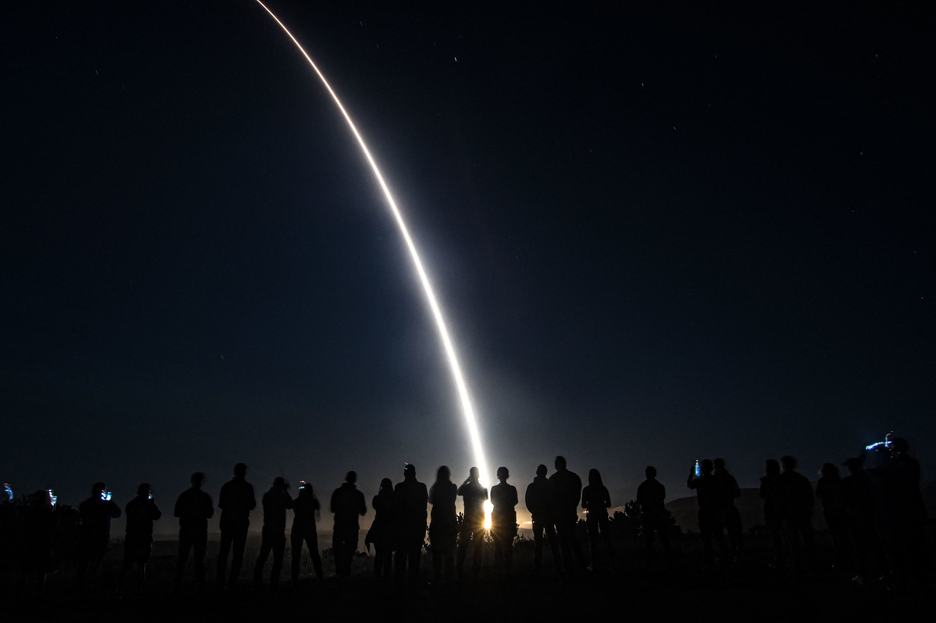 Misil Minuteman III, lanzado desde California.