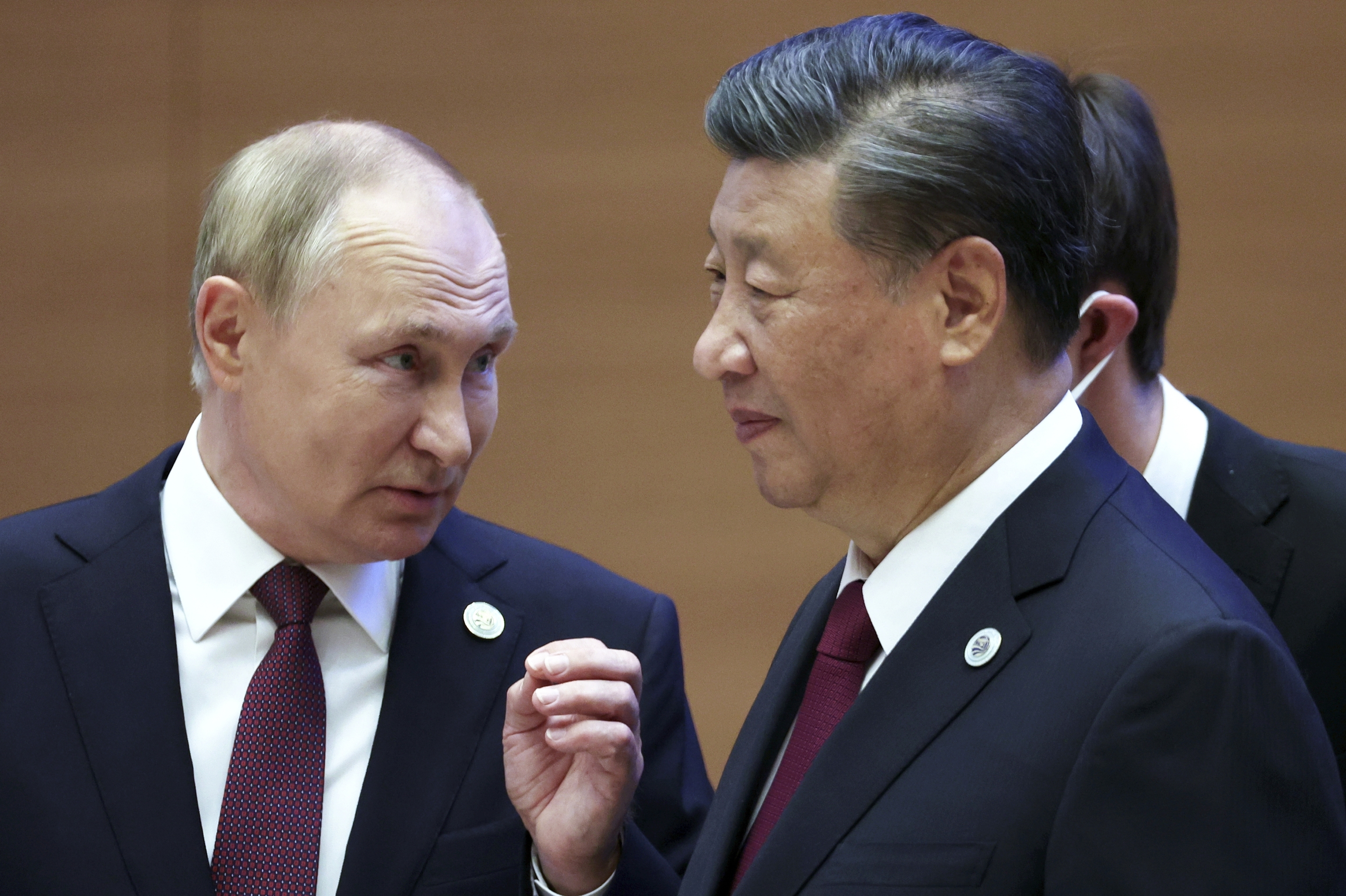 Putin y Xi Jinping, este viernes, en Shangai.