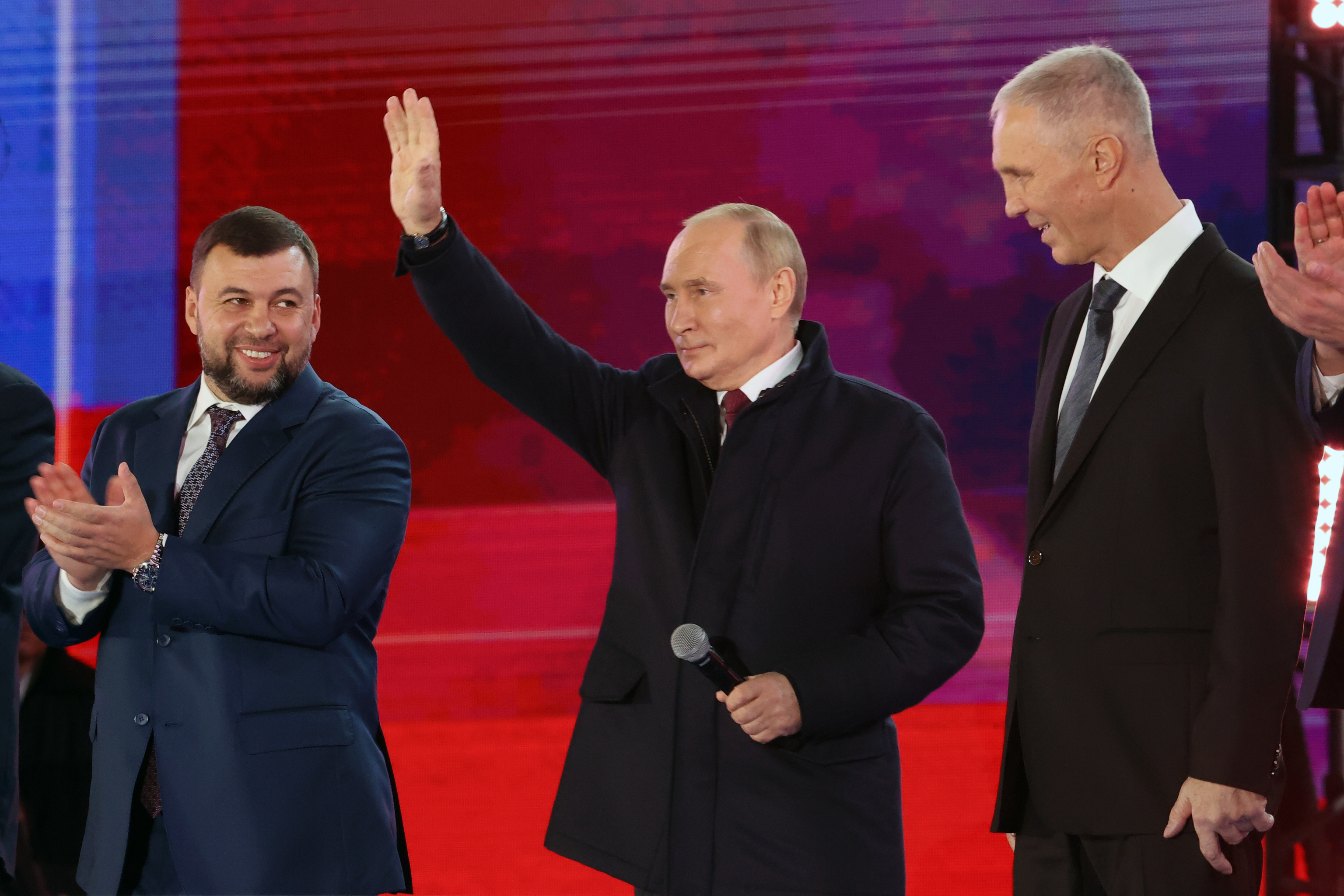 El presidente ruso, Vladimir Putin, ayer en la Plaza Roja de Mosc