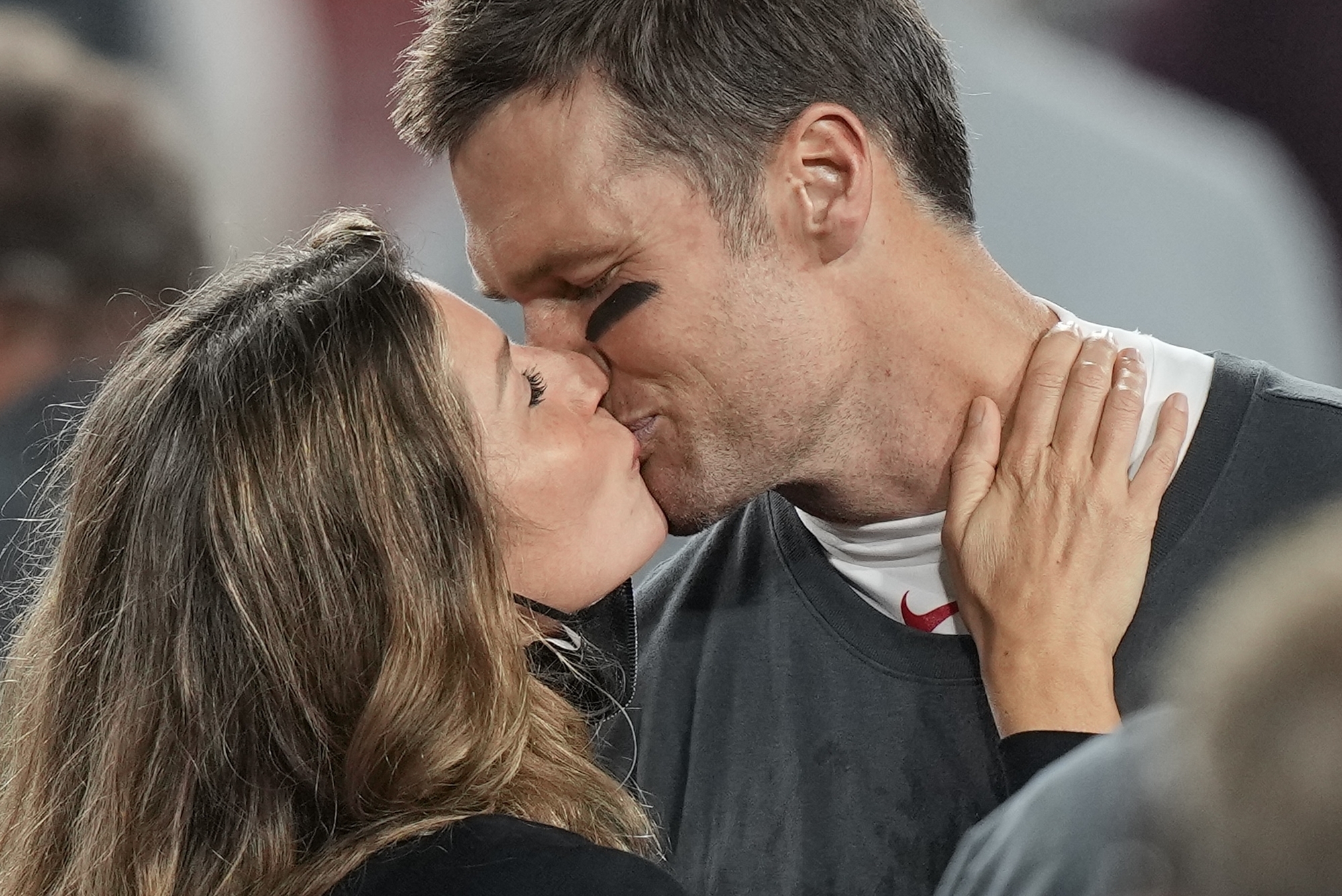 El beso viral de la Super Bowl de 2021