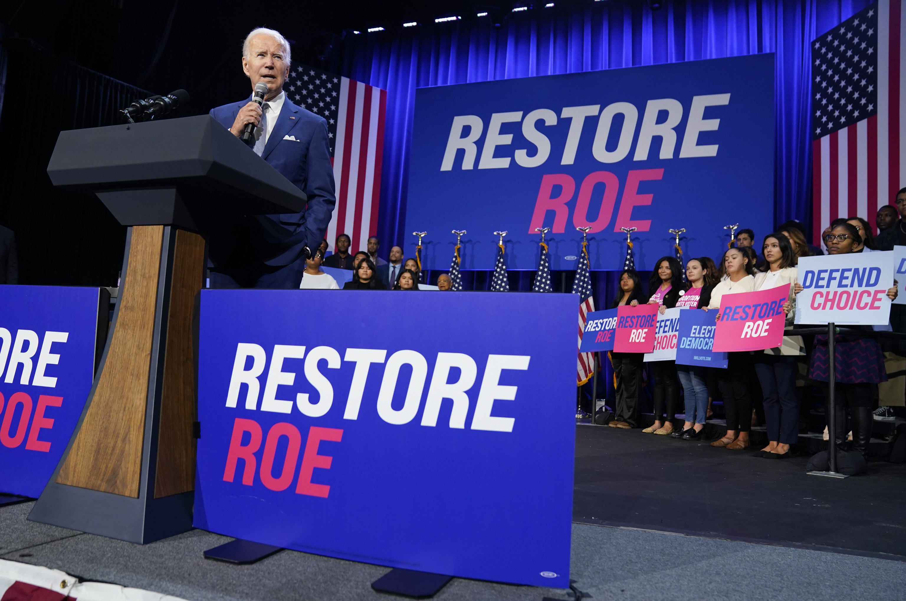 Joe Biden comparece en un evento del Comit