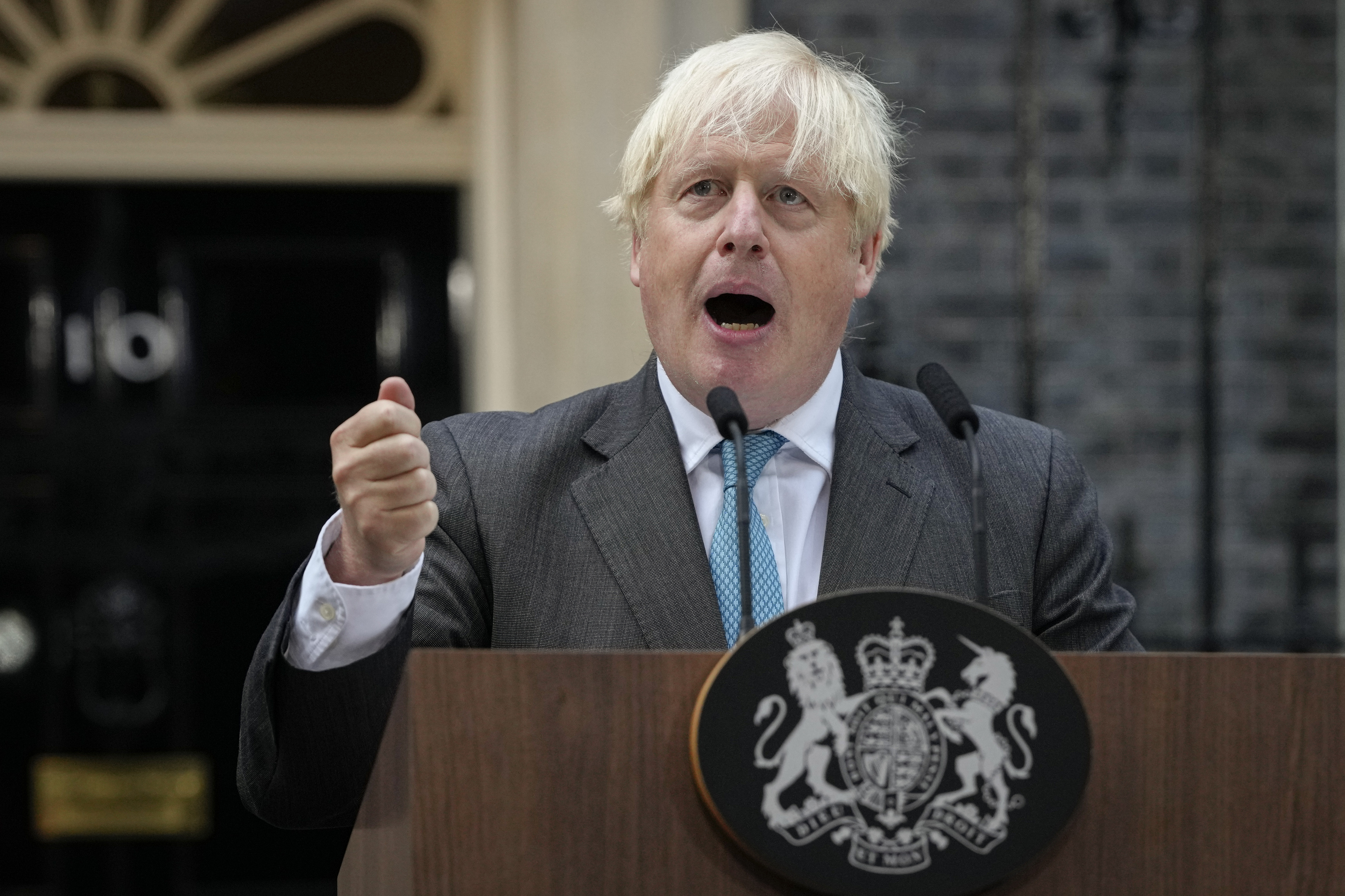 El ex'premier' británico, Boris Johnson, en una imagen del pasado septiembre frente a Downing Street