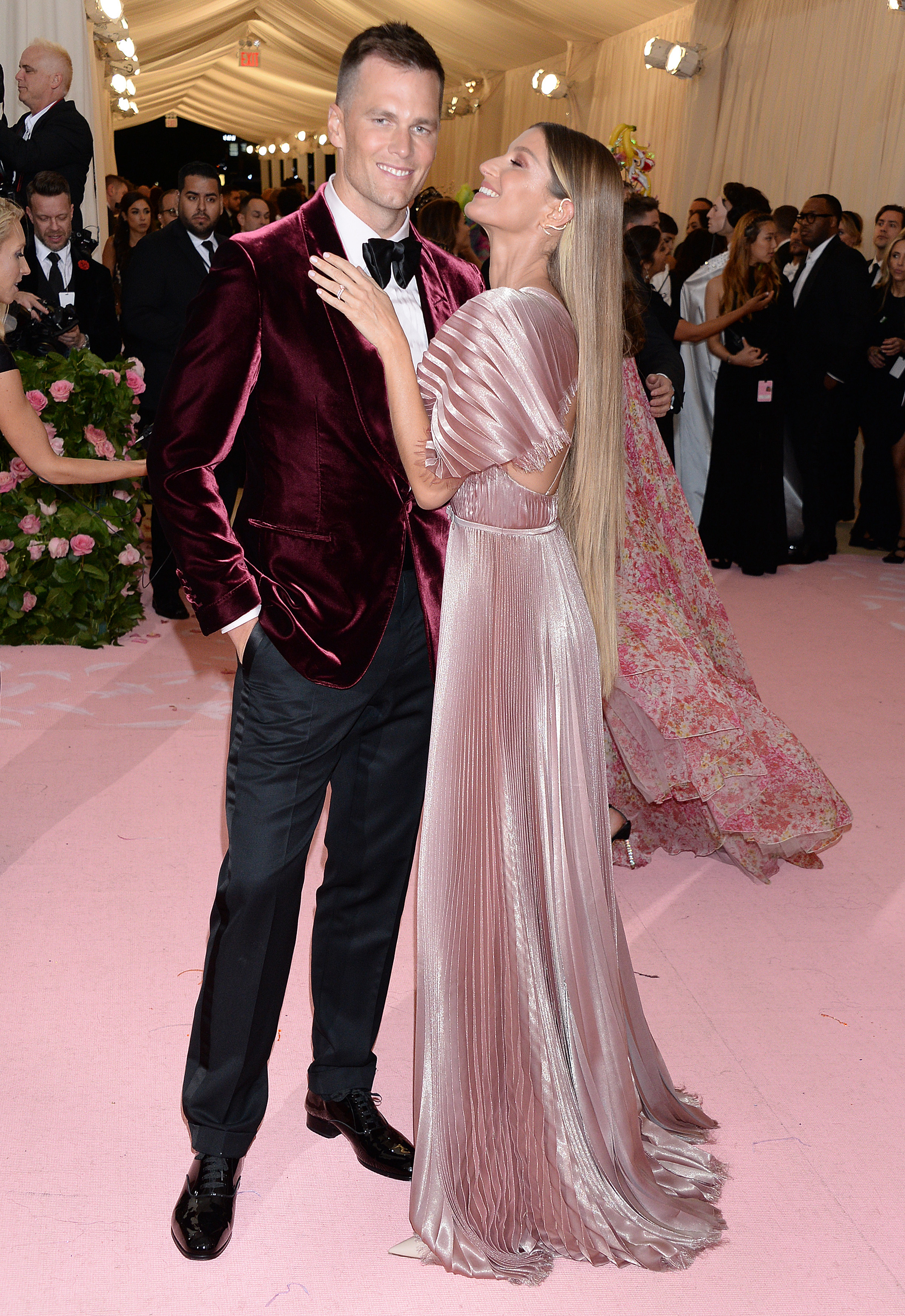 Tom Brady y Gisele Bündchen en la Gala MET de 2019