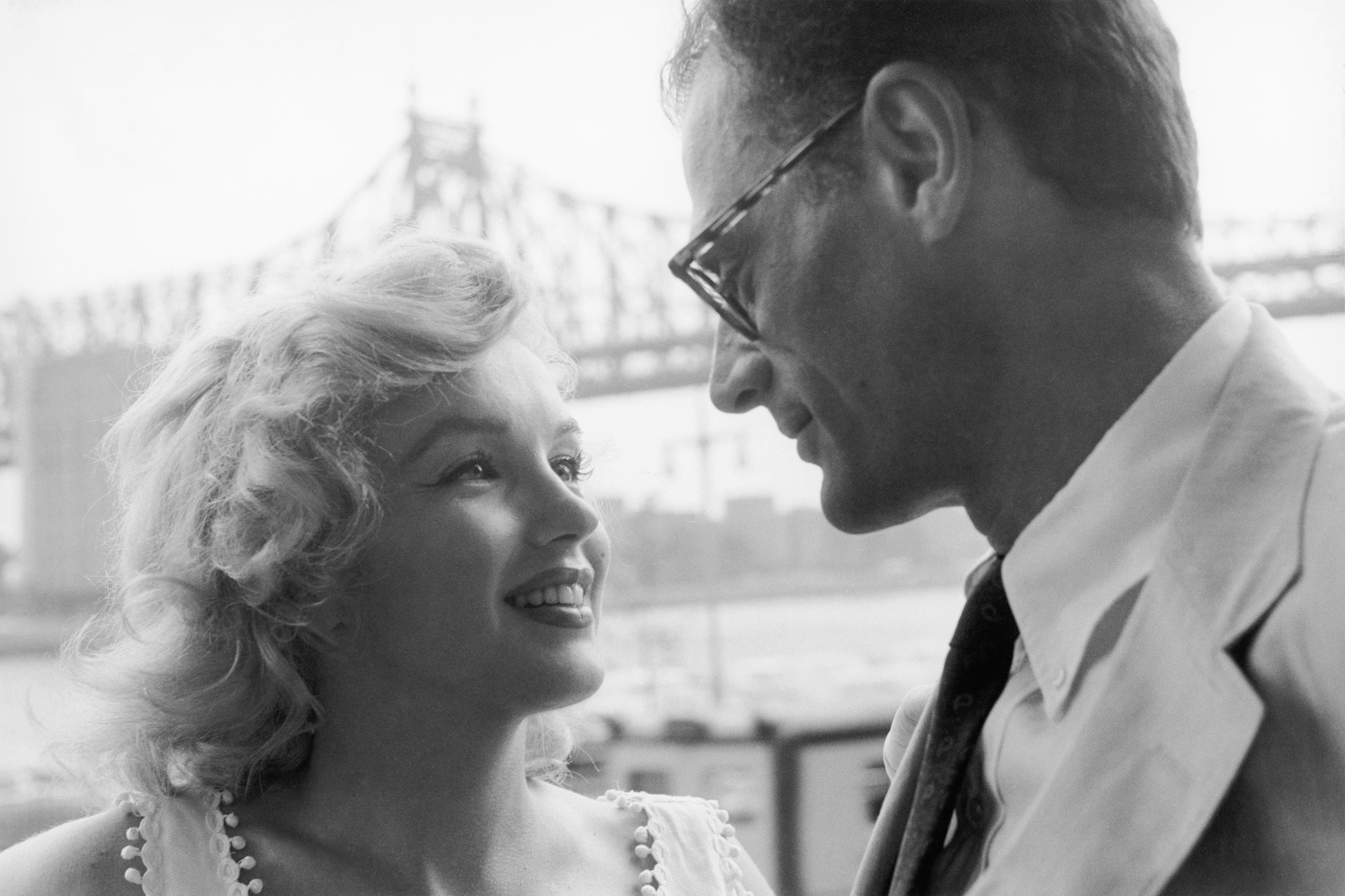 Marilyn Monroe y Arthur Miler, imagen de la exposici