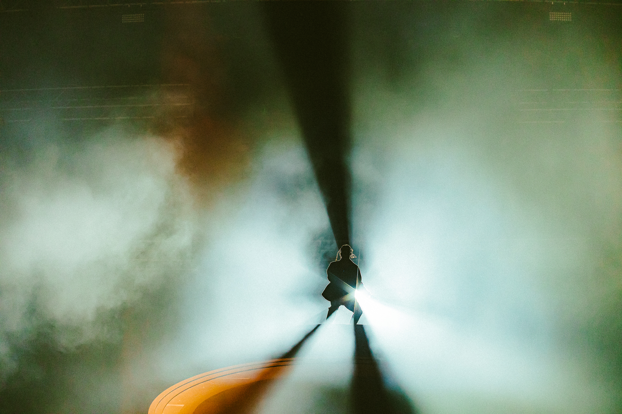 Travis Scott durante su concierto en São Paulo.