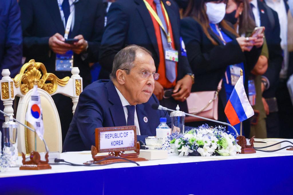 Lavrov, durante su participaci