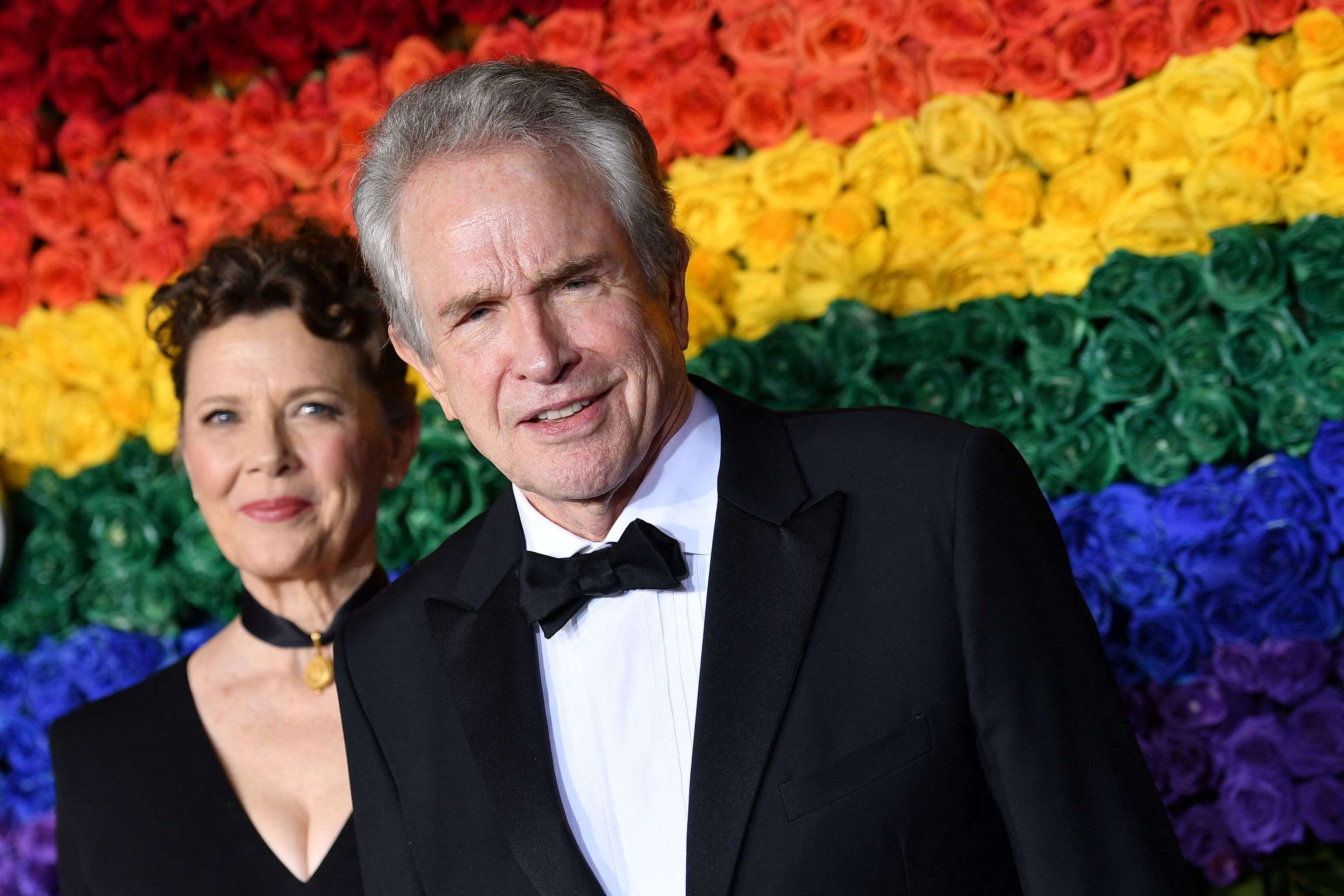 Foto de archivo tomada el 9 de junio de 2019 la actriz estadounidense Annette Bening y su marido el actor estadounidense Warren Beatty asisten a la 73