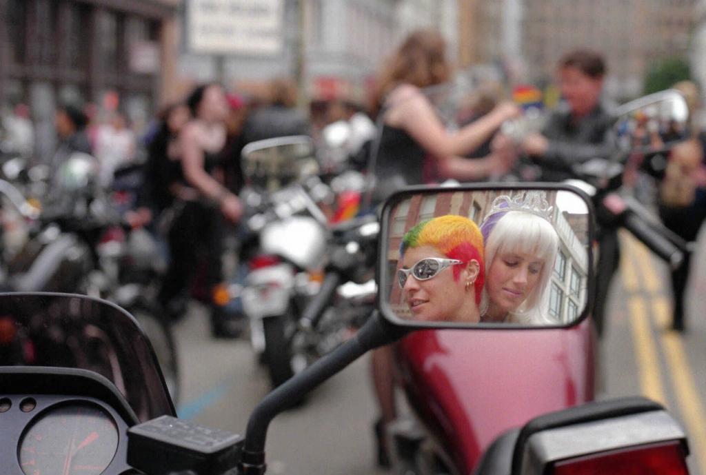 Imagen de un desfile gay en San Francisco.