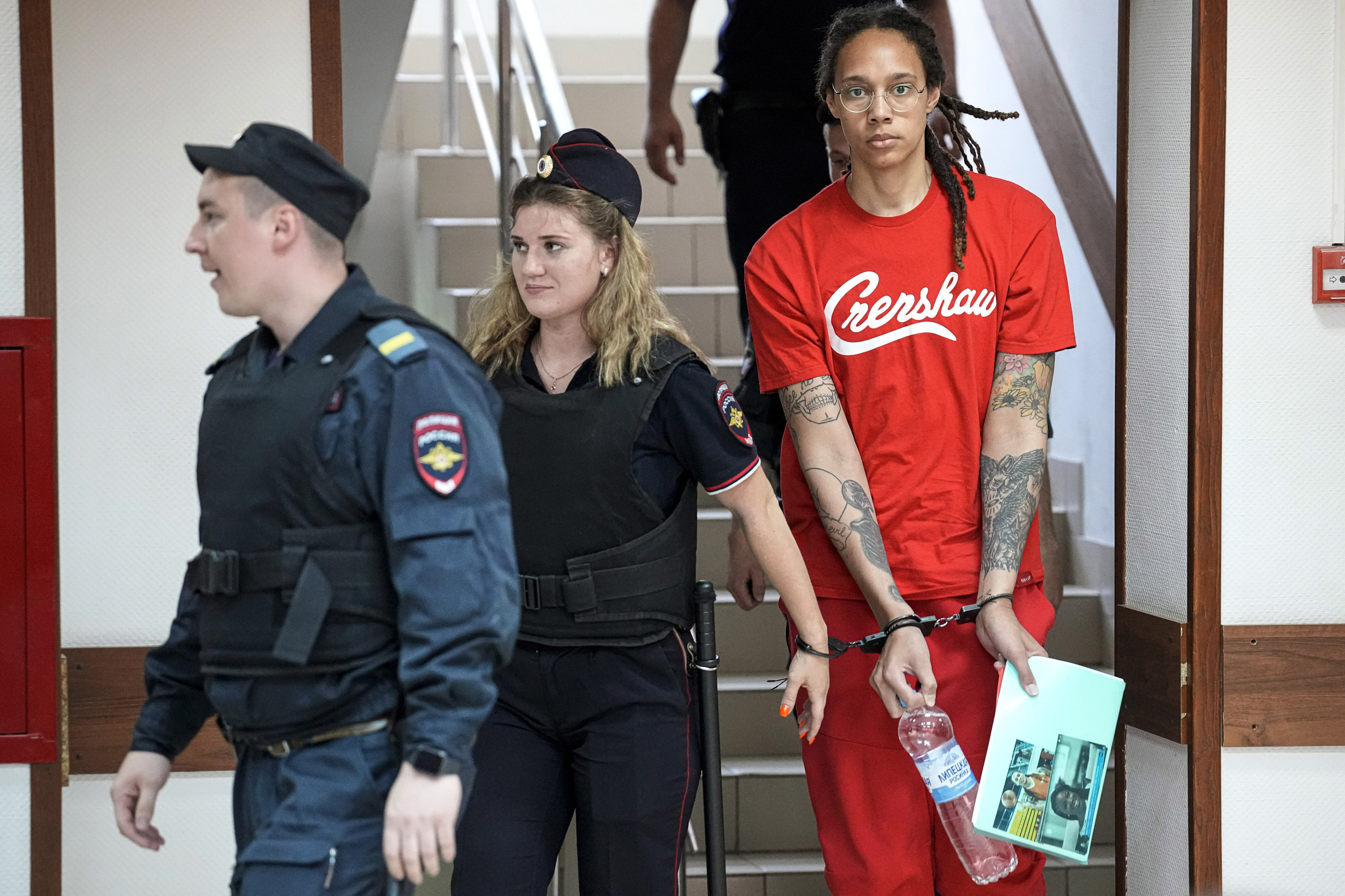 Brittney Griner, en un juicio en el mes de julio