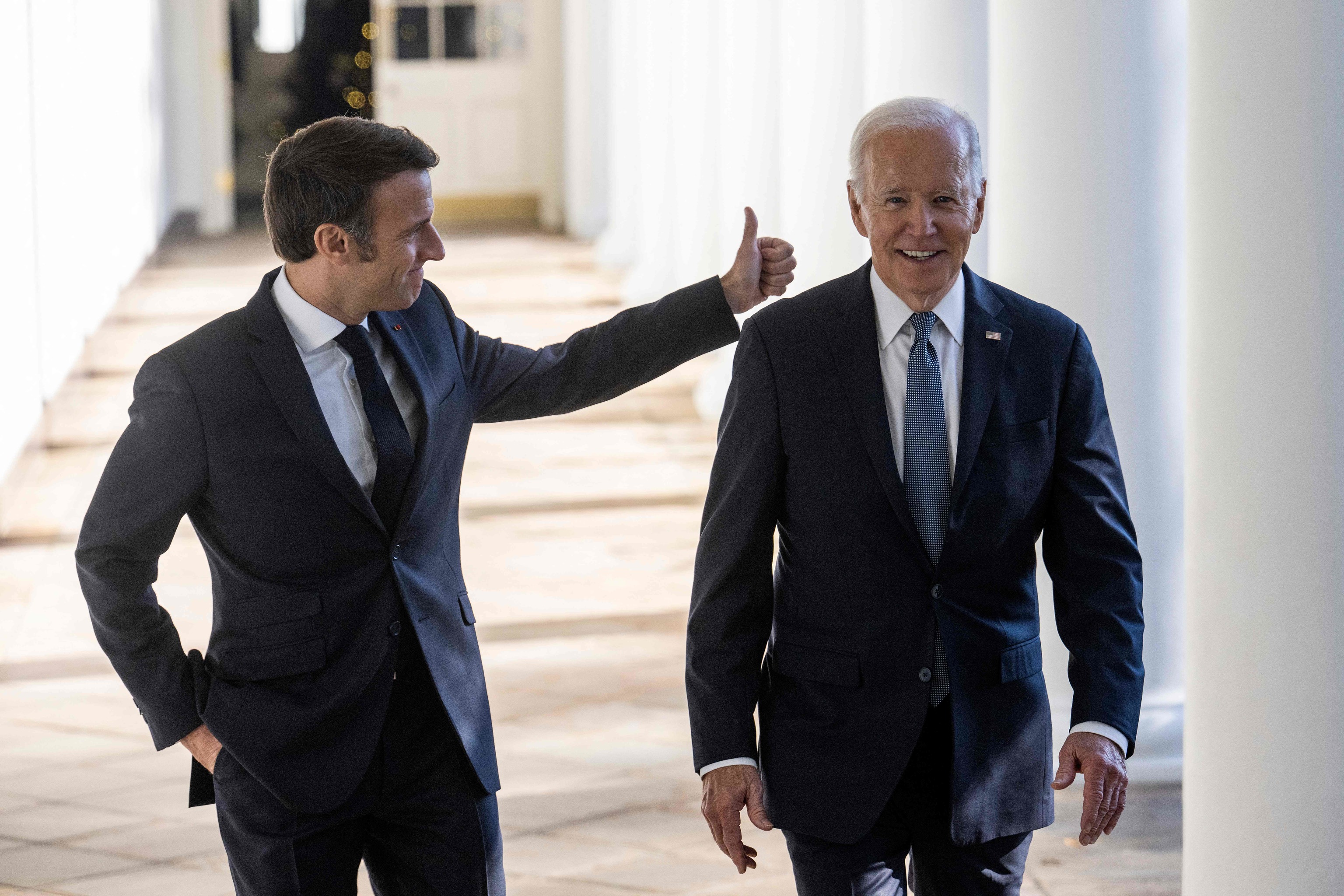 El presidente de EEUu, Joe Biden, y su hom