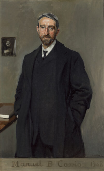 Retrato de Manuel Bartolomé Cossío, por Joaquín Sorolla.