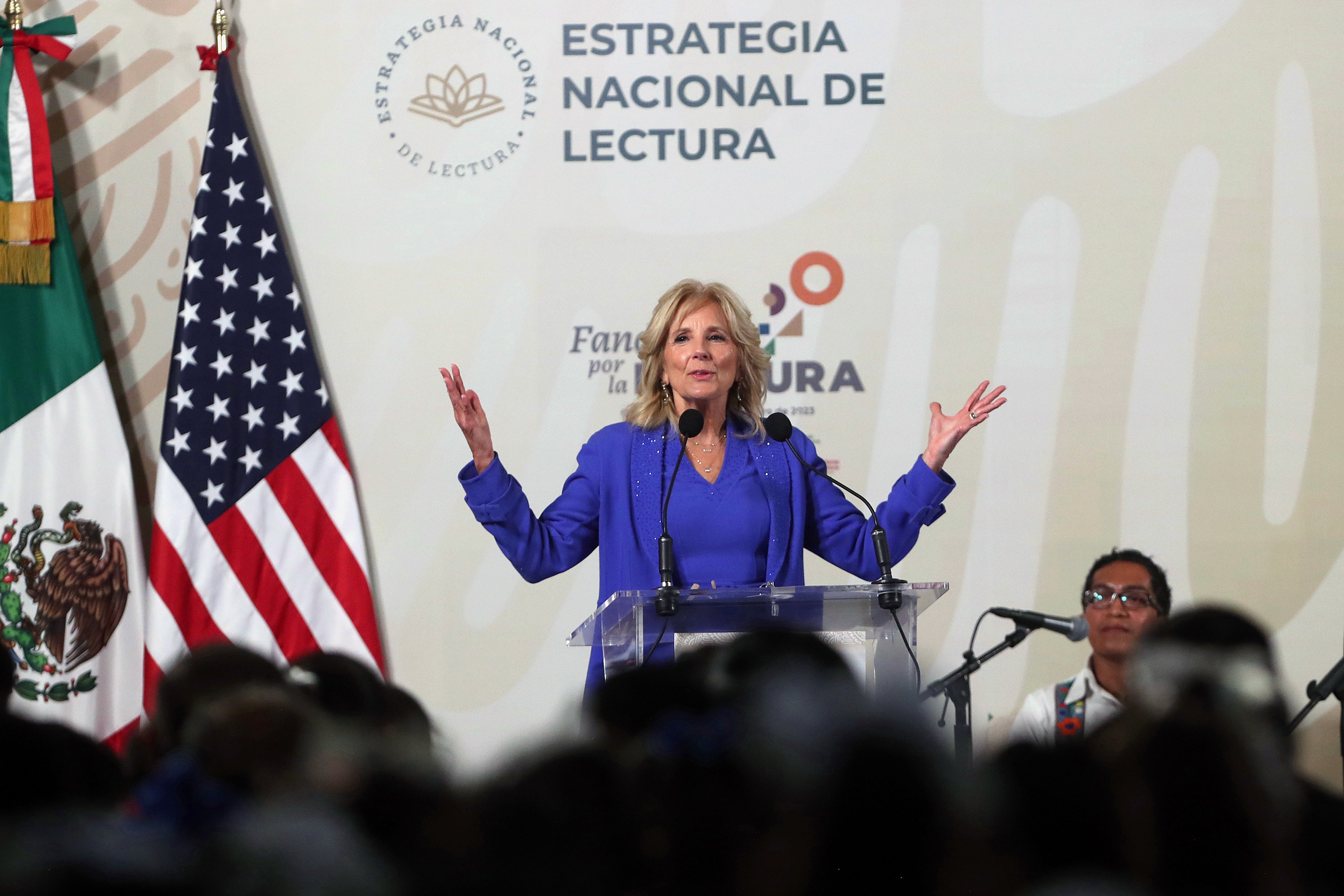 Jill Biden, en una reciente visita a M