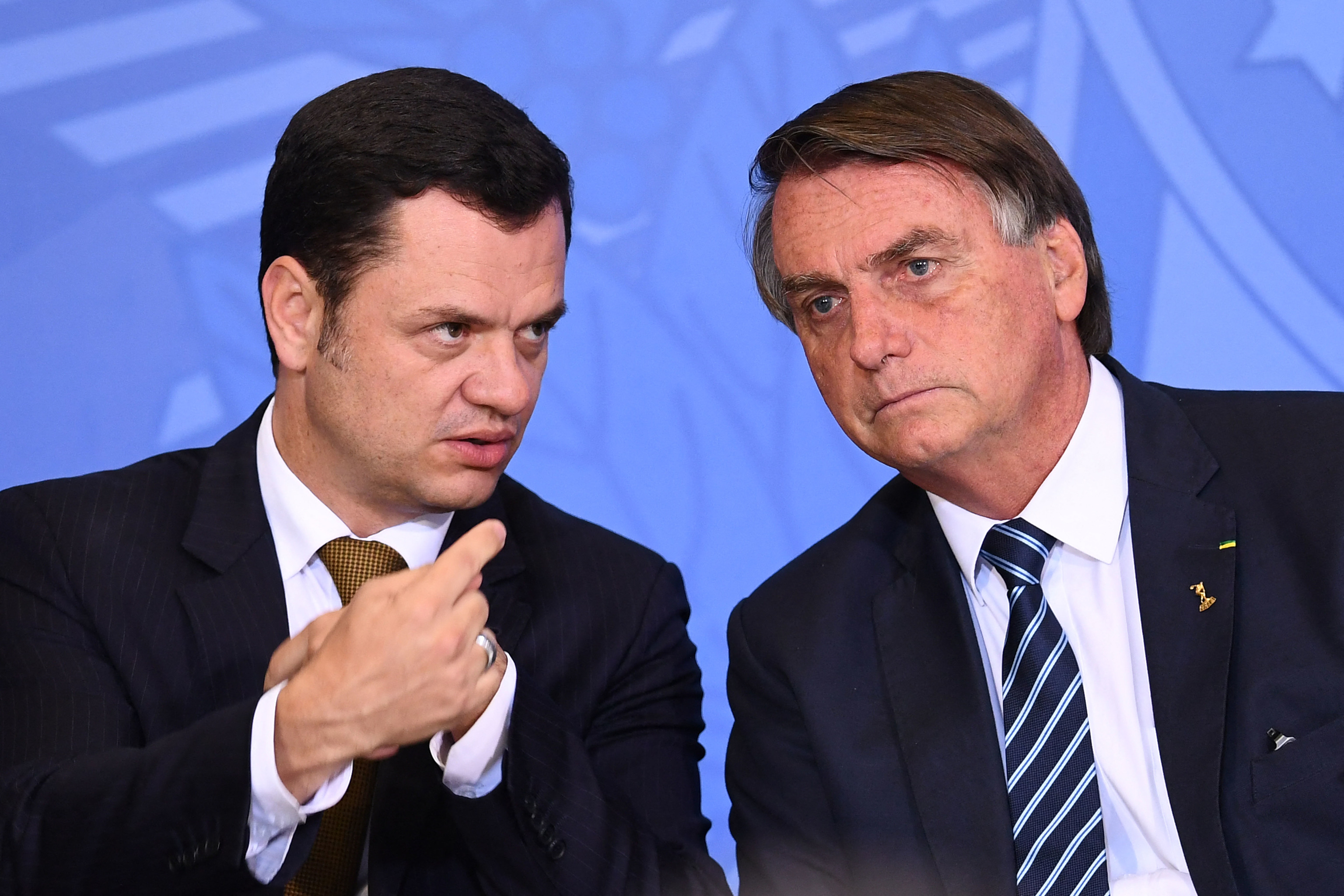 Jair Bolsonaro y Anderson Torres.