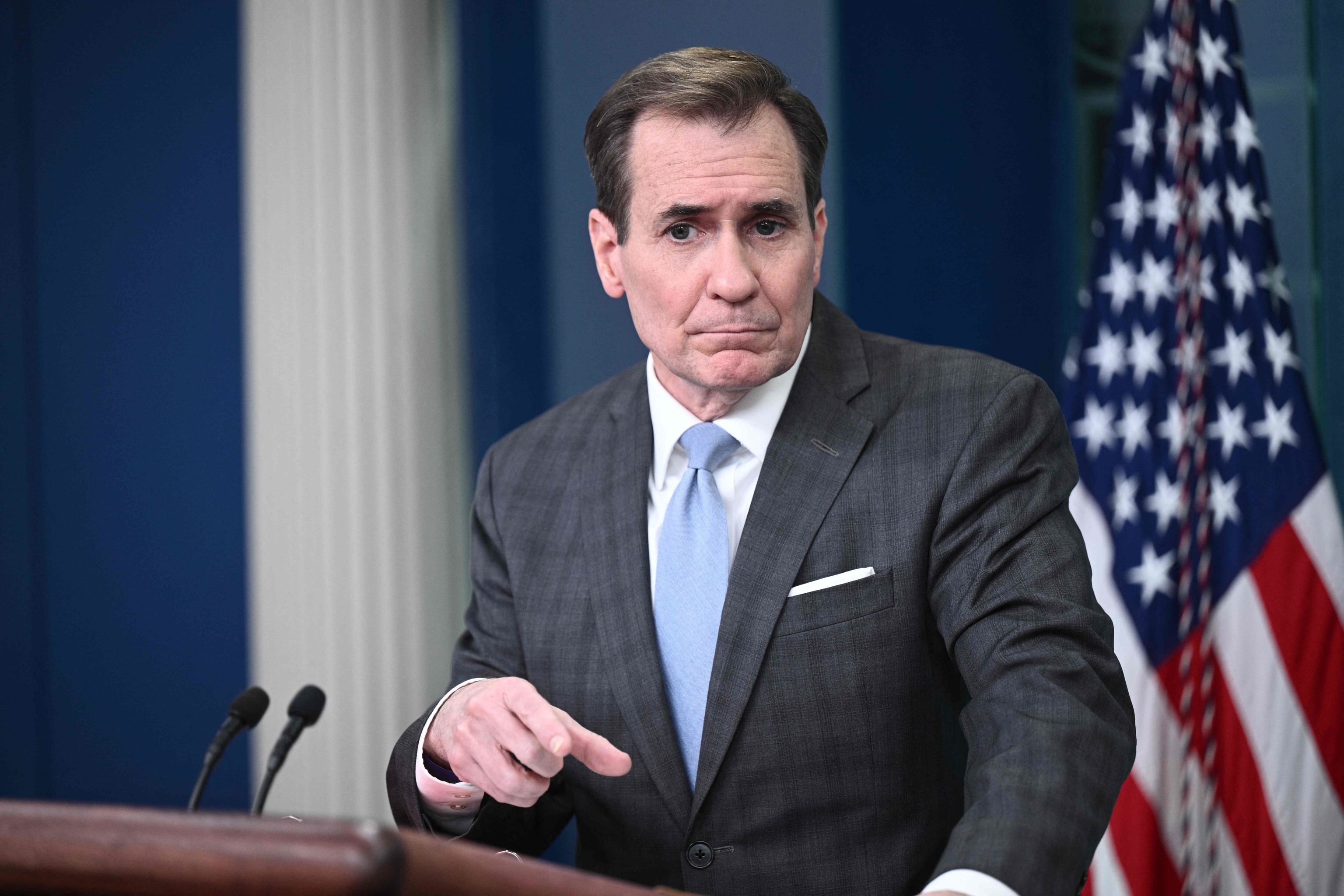 El portavoz de Seguridad Nacional de la Casa Blanca, John Kirby.