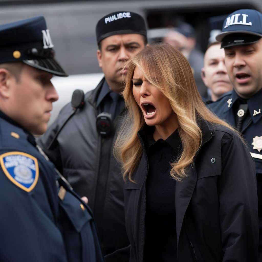 Melania Trump, tras la 'detenci