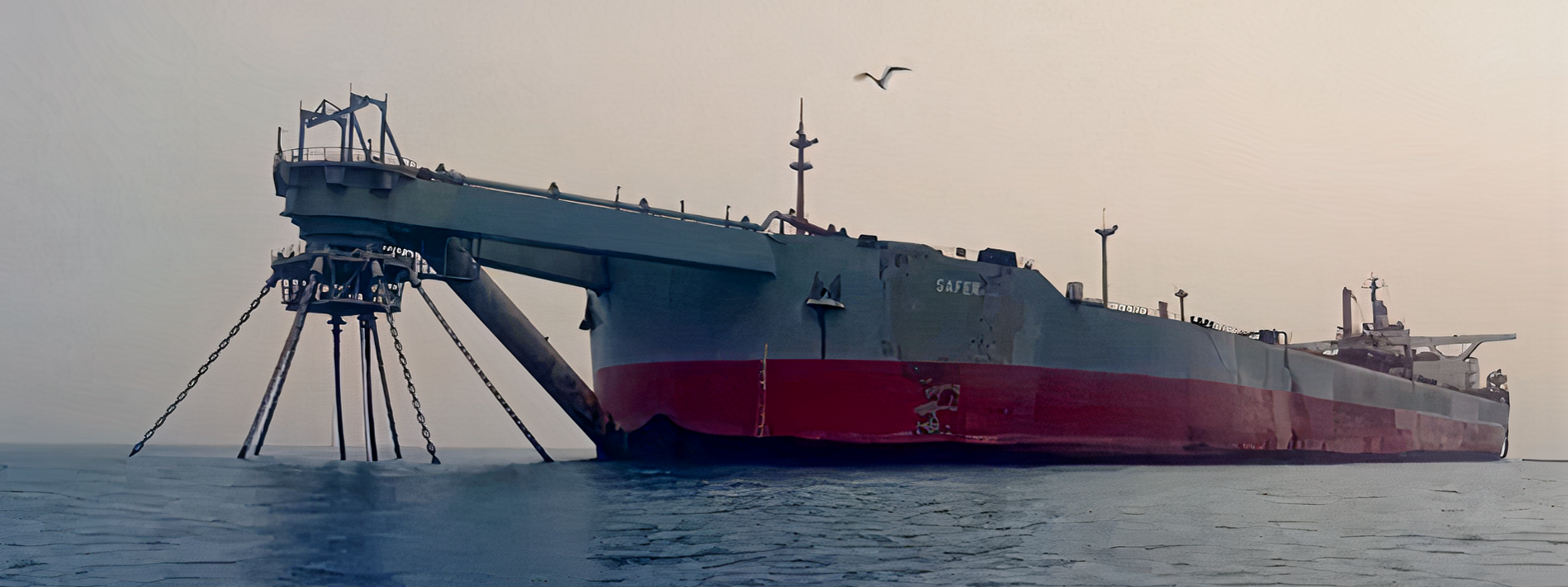 El FSO Safer, frente a la costa de Yemen.