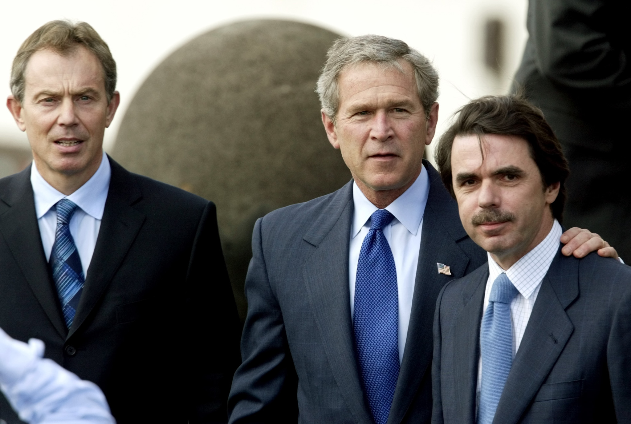 Blair, Bush y Aznar en la hist