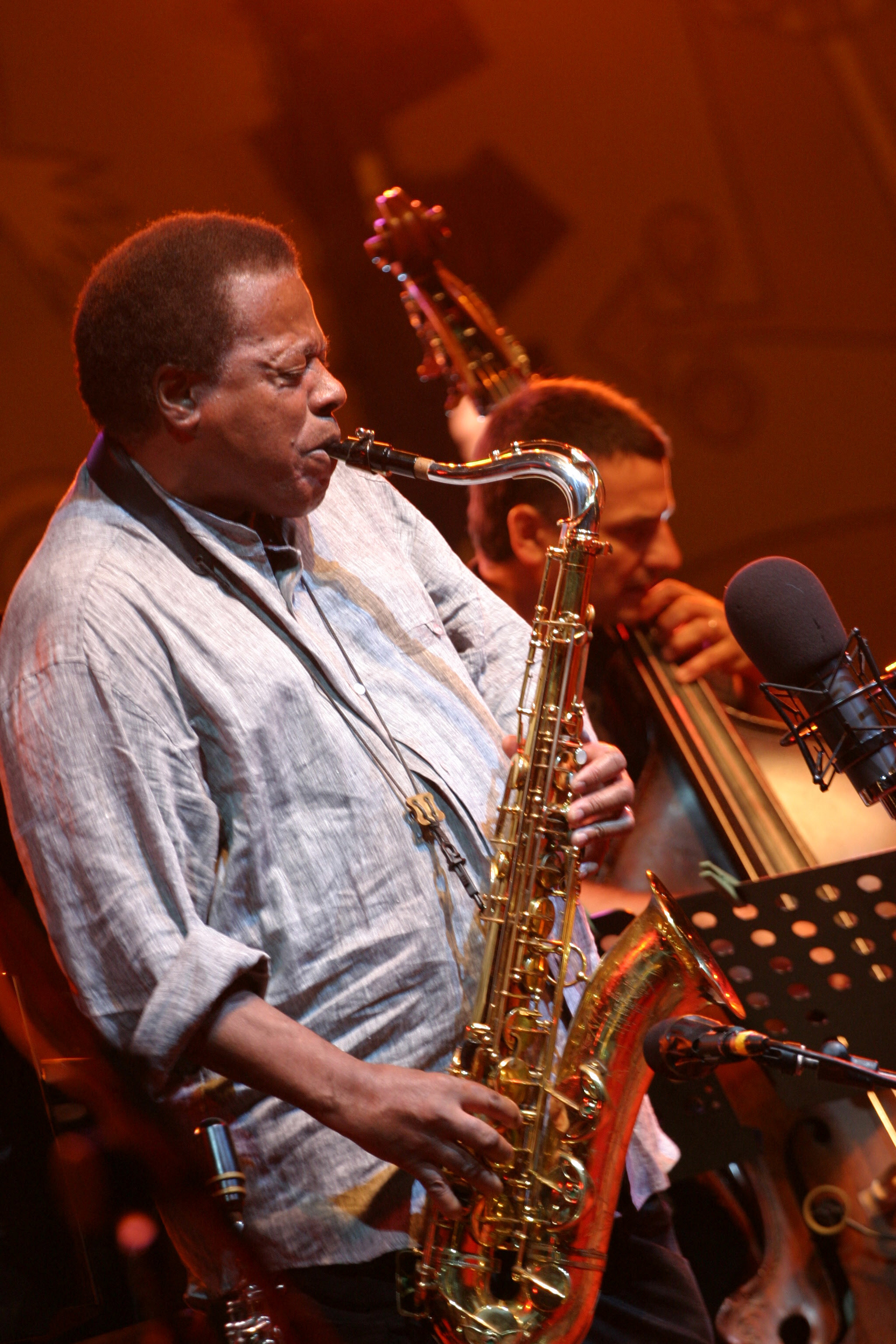 El saxofonista Wayne Shorter.