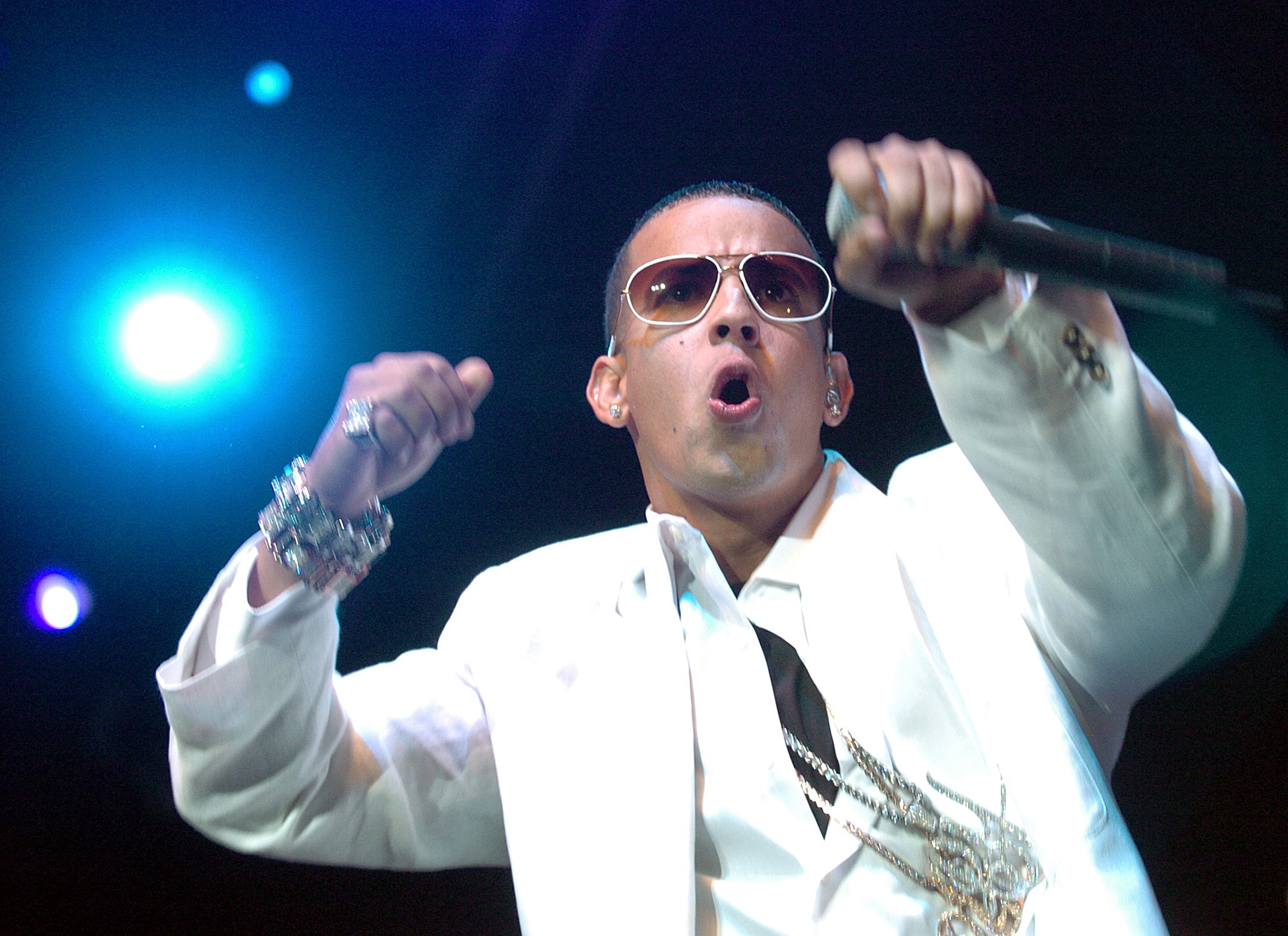 Daddy Yankee durante una actuaci