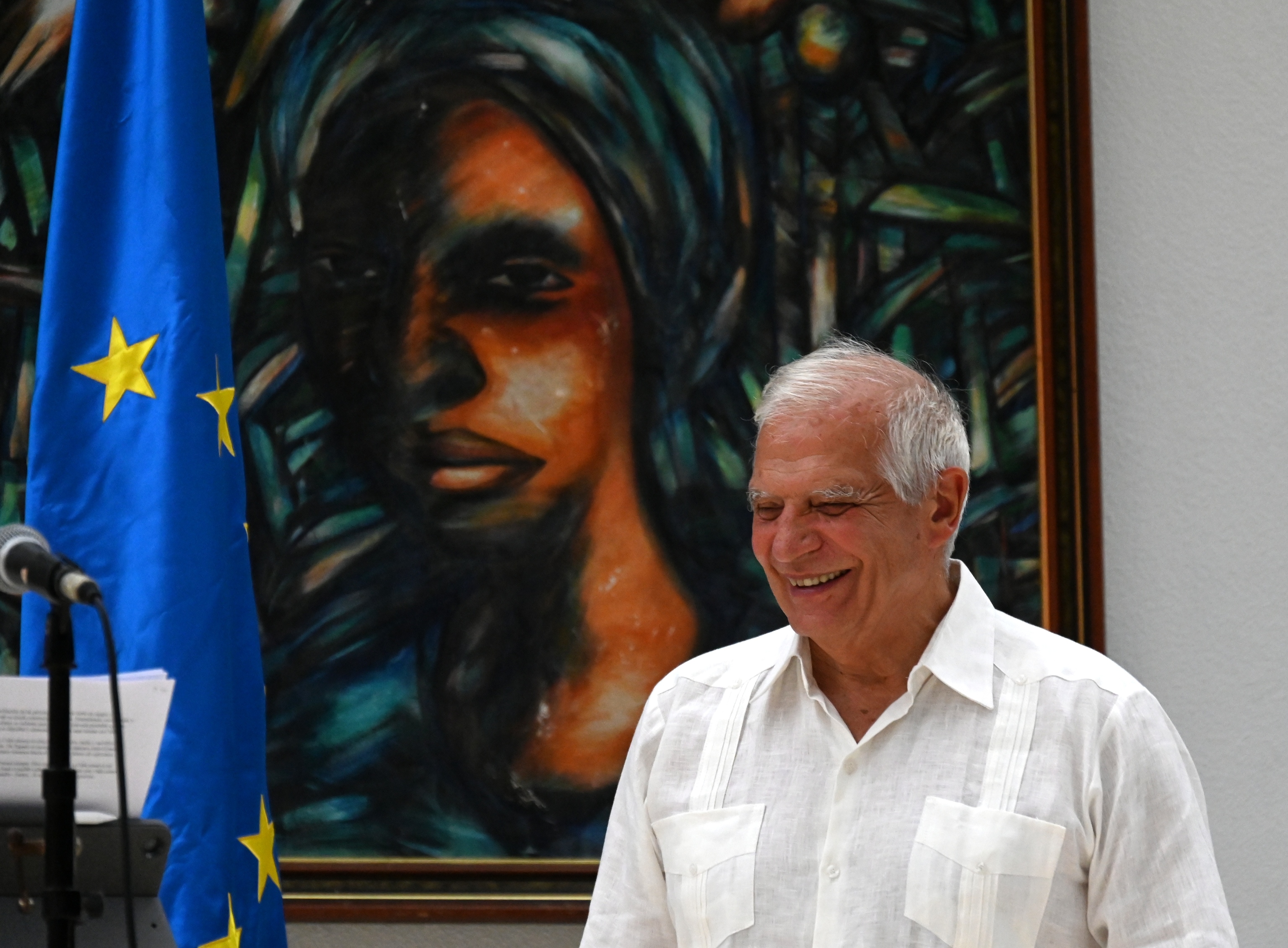 El alto representante de la UE para los Asuntos Exteriores, Josep Borrell en La Habana (Cuba)