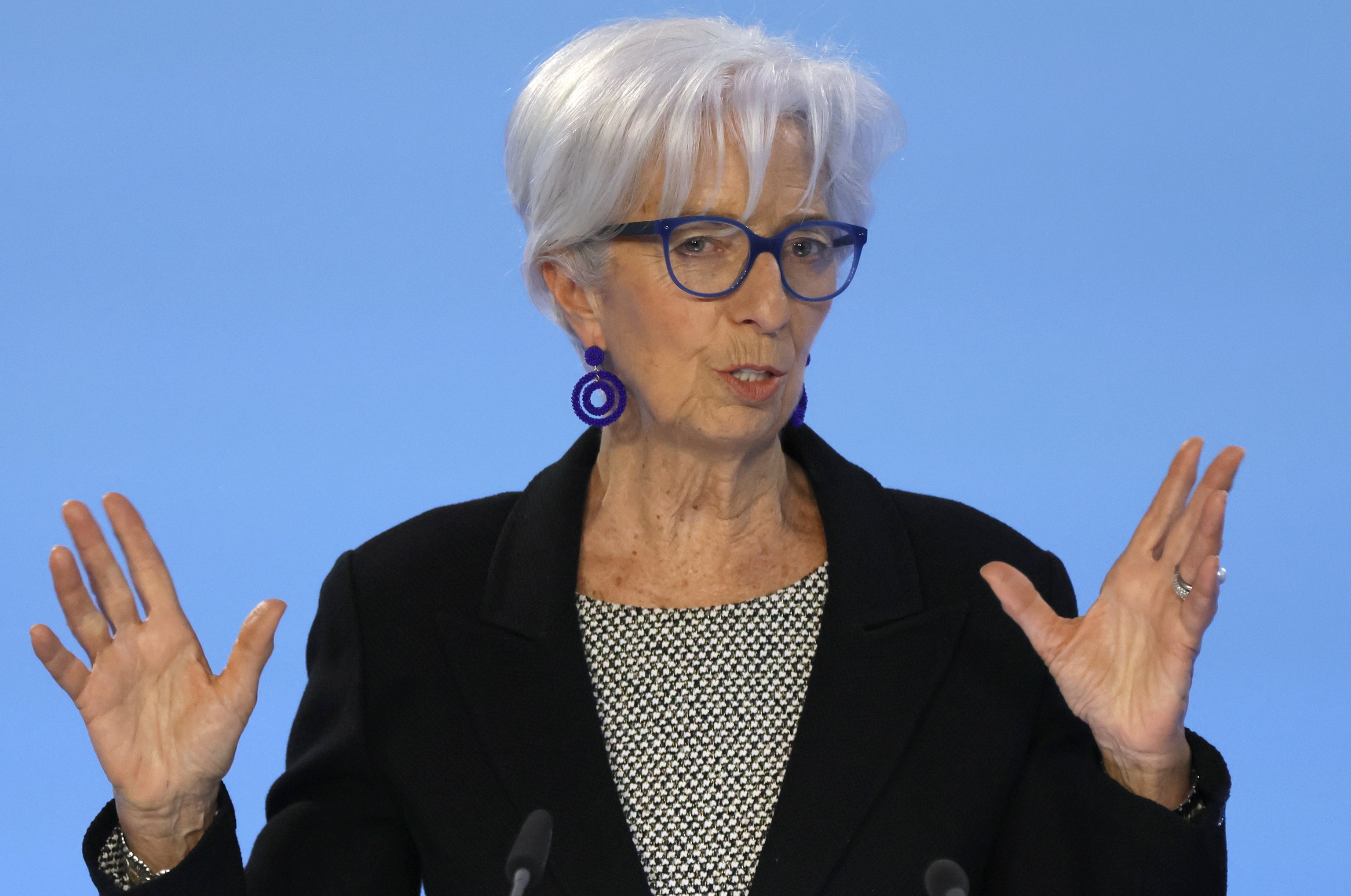 Christine Lagarde, presidenta del Banco Central Europeo (BCE).