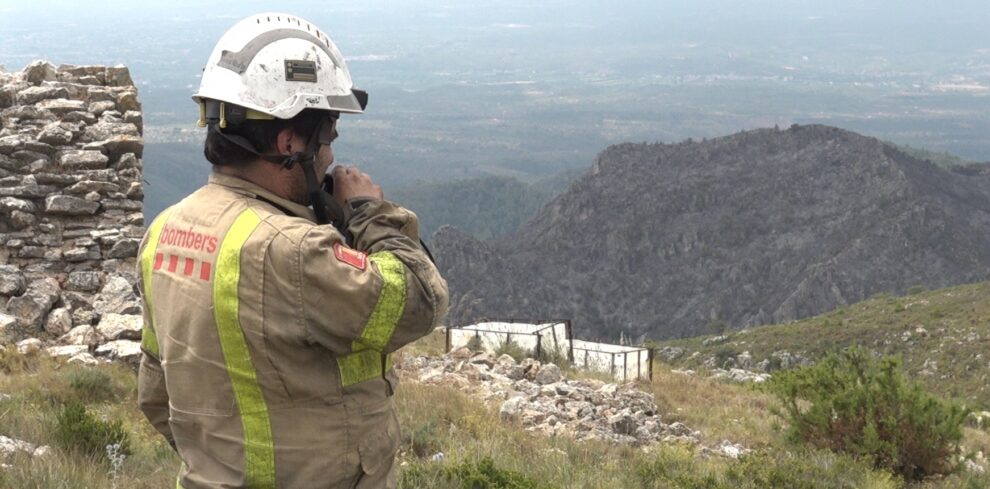 Marc Castellnou durante un operativo.