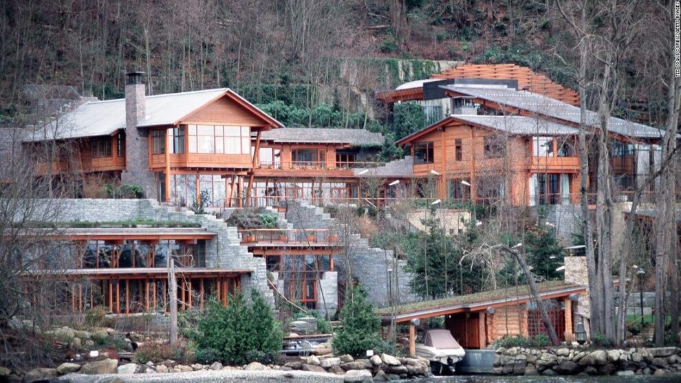 La casa de Bill Gates frente al lago Washington