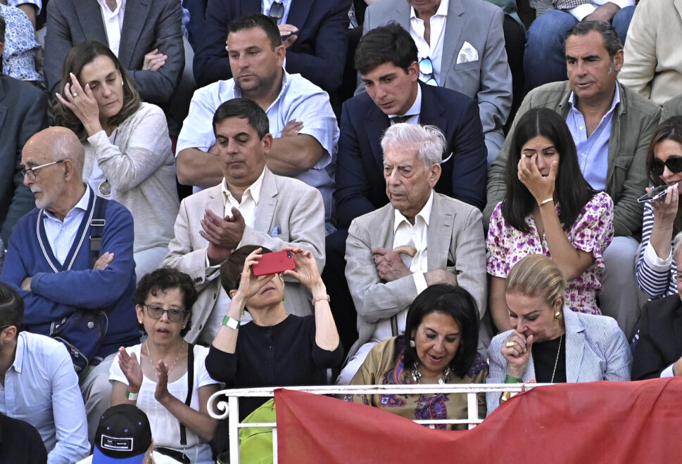 Mario Vargas Llosa, en Las Ventas.